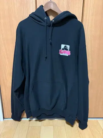 XLARGE 엑스라지 후드티 블랙 사이즈 XL 스트릿 로고 자수