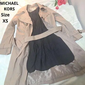 [ 인기 MICHAEL KORS ] 베이지 라이너 트렌치코트 XS