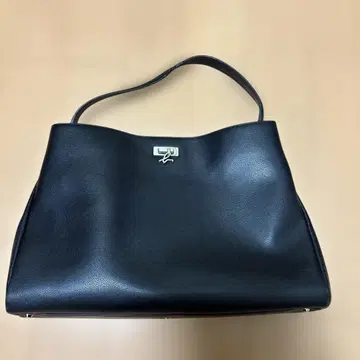 아네스베 심플한 블랙 토트백