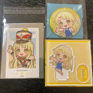 뱅드림 아크릴 스탠드 캔뱃지 스티커 츠루마키 코코로
