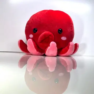 문어 / 봉제 인형 / 빨간색 / 옥토퍼스 / 소프트 내추럴 / 푸티마린