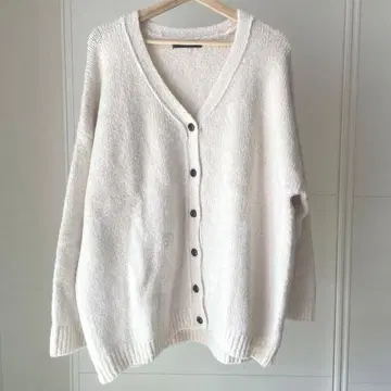 Wcloset (더블 클로젯) 니트 가디건 화이트