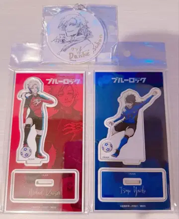 블루 록 이세탄 아크릴 스탠드 아크릴 키링 카이저 이사기