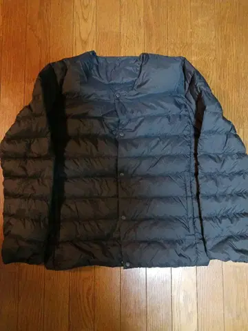 무인양품 노카라 다운 자켓 이너 다운