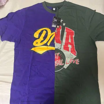 BTS DNA T셔츠 M 사이즈 (봉투 포함)