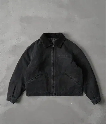 블랙 데님 자켓