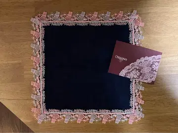 [ 새상품 ] 긴자와 레이스 x Maglie 타월 손수건 ( 네이비 )