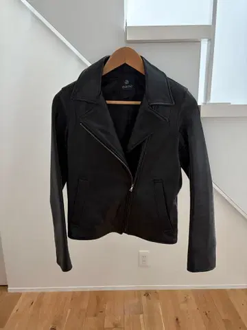 나노 유니버스 램 가죽 더블 라이더스 블랙 38 새상품급