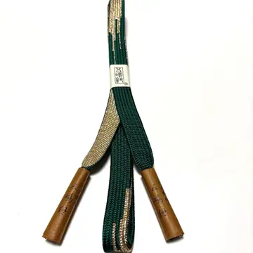 [ 새상품 ] 허리띠 고토 히모 그린 골드 에도 조리 끈