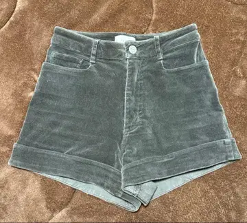 juemi 주에미 코듀로이 숏팬츠 카키