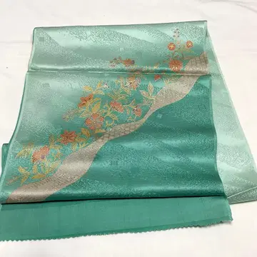 C139 순수 실크 오비아게 당화 금채 컨디션 최상 기모노