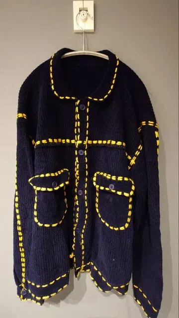 [ PHINGERIN ] PG1 KNIT (NAVY) L