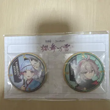 원신 카에데하라 카즈하 카미사토 아야카 캔뱃지 세트 스이파라