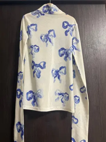 POPPY (아사기니요짱 브랜드) / 시스루 컬렉션 블루 리본 무늬