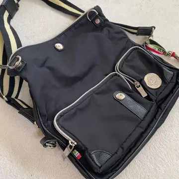 오로비안코 블랙 남성용 숄더백