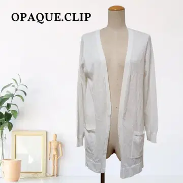 zC127 [ M ] OPAQUE.CLIP 가디건 시어 니트