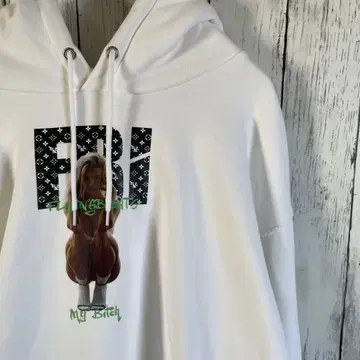 플라잉 비츠 inc 풀오버 후드티 XXXL 모노그램