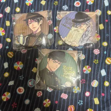 블랙 집사 비타라비 카페 캔 배지