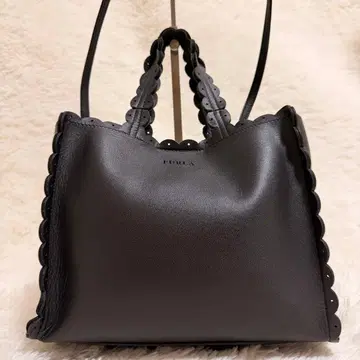 새상품급 FURLA 숄더백 핸드백 가죽 2way 블랙