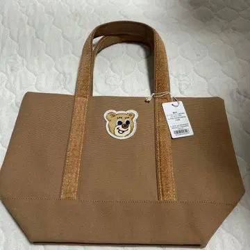 러브리 페이러 올드 테디 토트백 베이지