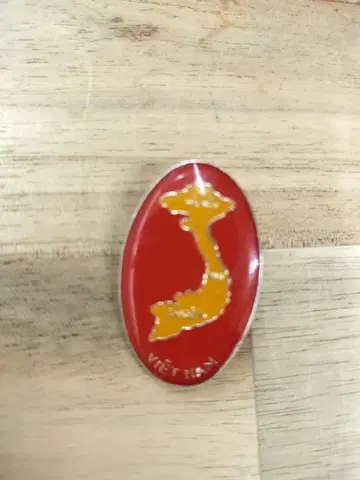 베트남 지도 핀 배지