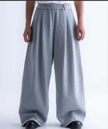 맨투맨 팬츠 베이직 샤기 니트