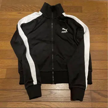 PUMA T7 TRACK '68 트랙 자켓 블랙/화이트