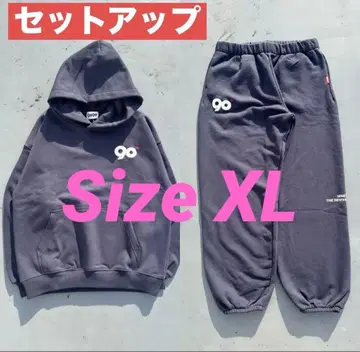 90 로고 맨투맨 셋업