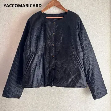 야코 리카르도 노카라 퀼팅 자켓 블랙 리버서블