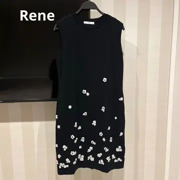 르네 꽃 니트 원피스 컨디션 최상!