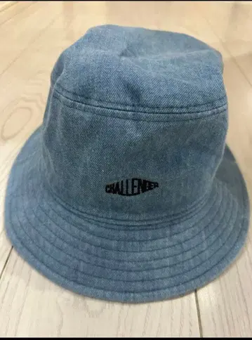 CHALLENGER 챌린저 데님 블루 버킷 햇 L