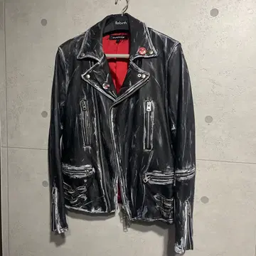 JACKROSE 잭로즈 라이더 자켓 핸드페인트