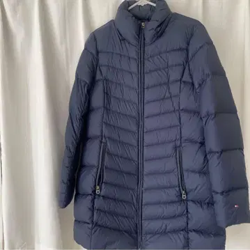 타미힐피거 다운 다운코트 아우터 네이비 여성용