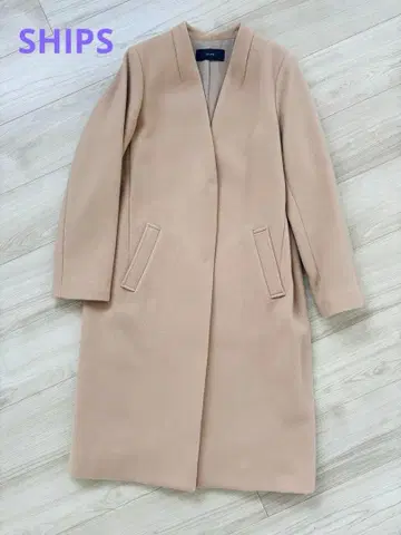 SHIPS 베이지 울 체스터 코트