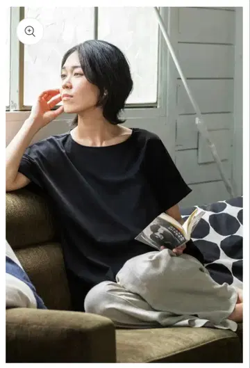 노브라 신감각 노브라 T셔츠 블랙