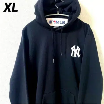 양키스 후드티 맨투맨 XL MLB 새상품 블랙