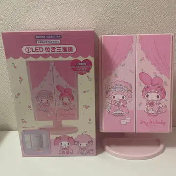 [ 새상품급 ] 산리오 마이멜로디 삼면경 복권 거울