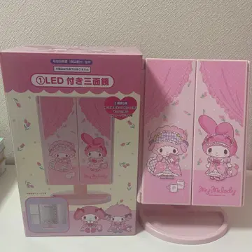 [ 새상품급 ] 산리오 마이멜로디 삼면경 복권 거울