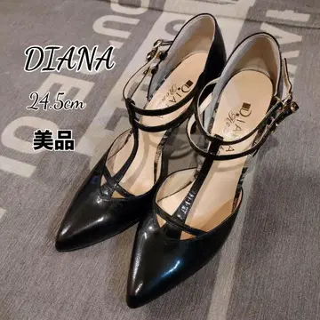 DIANA 스틸레토 하이힐 24.5cm 롱 레그 효과