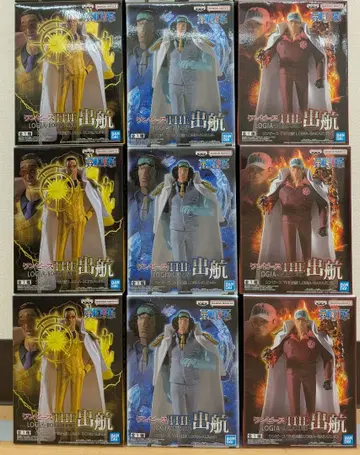 2 원피스 The 출항 피규어 삼대장 3종 9체 세트