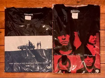 미셸 건 엘리펀트 / 앨범 자켓 T셔츠 XL 2장 세트 한정판 TMGE
