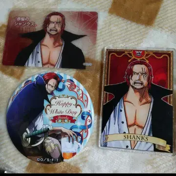 샹크스 스탯 원피스 ONE PIECE 화이트데이 캔뱃지