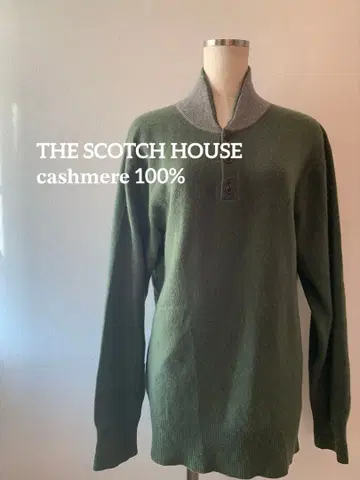 영국 노포 더 스카치 하우스 캐시미어 100% 니트 스웨터 사이즈 M