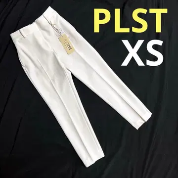[ 택 포함 미사용품 ] PLST 스틱 팬츠 워 리저브 XS 화이트