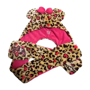 디즈니 리조트 레오파드 무늬 캡