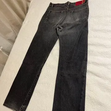 JIL SANDER 다크 그레이 스트레이트 데님 W31 L36