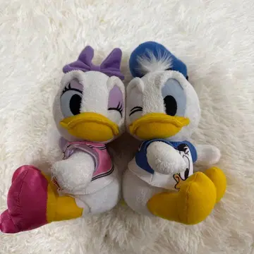 도날드와 데이지의 페어 봉제 인형