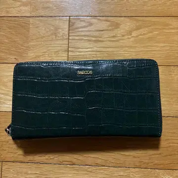 BARCOS 다크 그린 장지갑