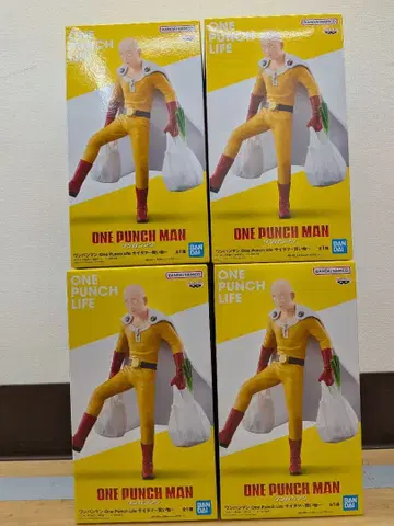 원펀맨 One Punch Life 쇼핑 피규어 4체 세트
