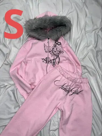 Cross Logo glitter 셋업